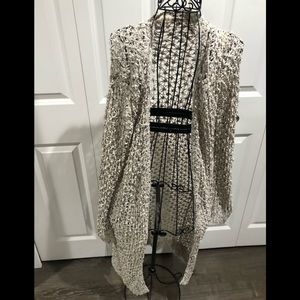 Long crocheted jacket